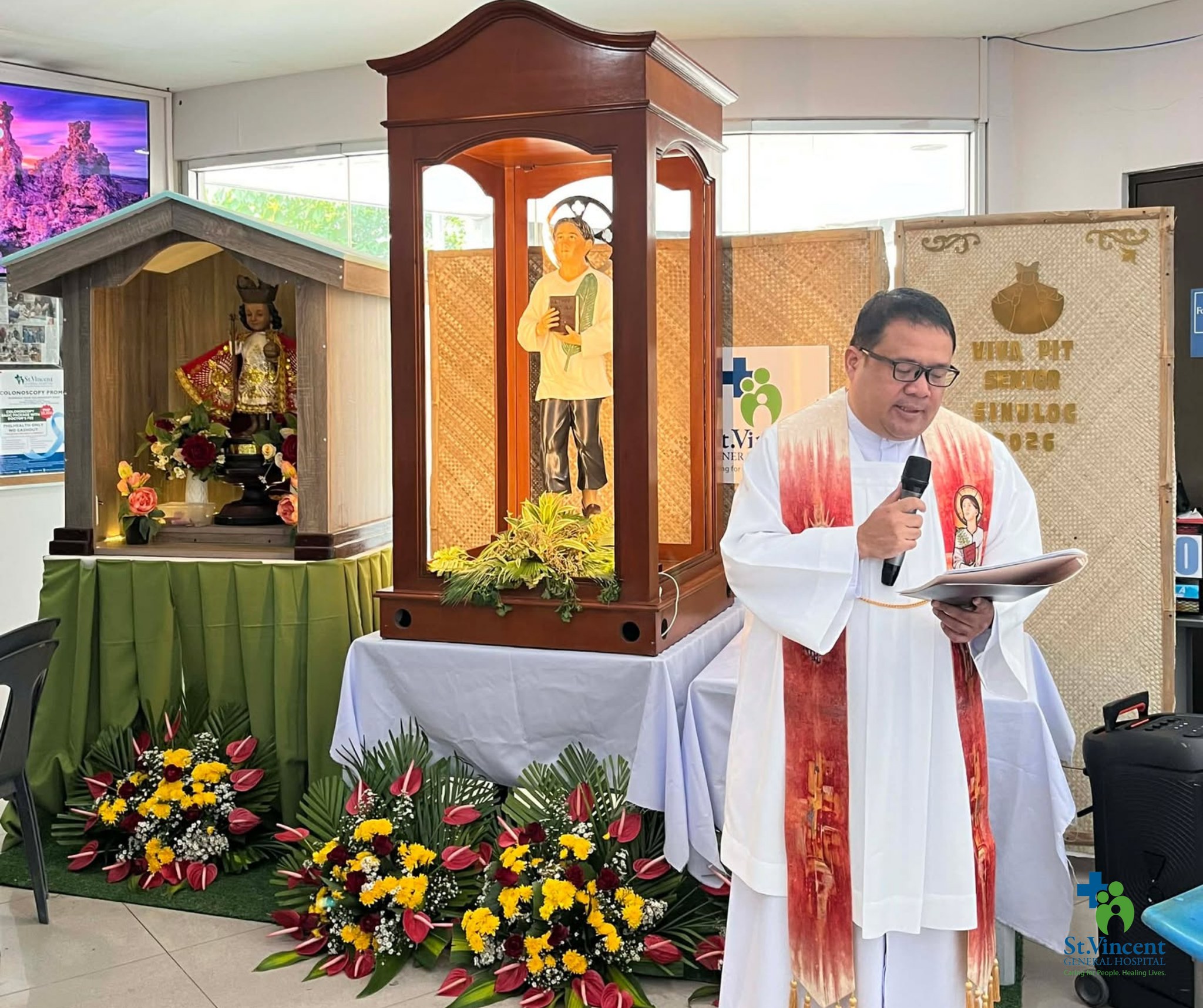 The Visit of St. Pedro Calungsod to SVGH