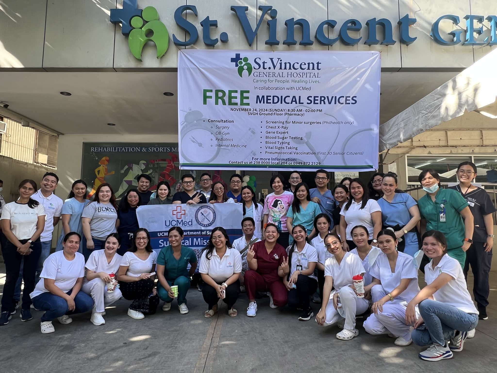 St. Vincent General Hospital Free Medical Mission